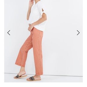 Slim Emmett wide leg crop pant